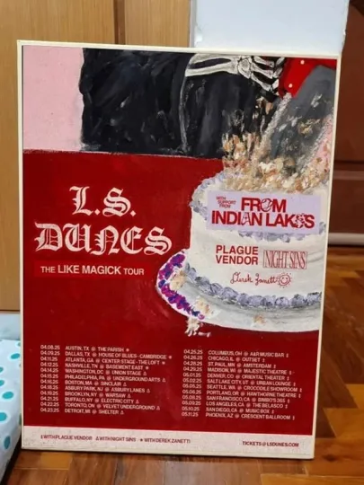 Discover L.S. Dunes The Like Magick Tour 2025 Poster