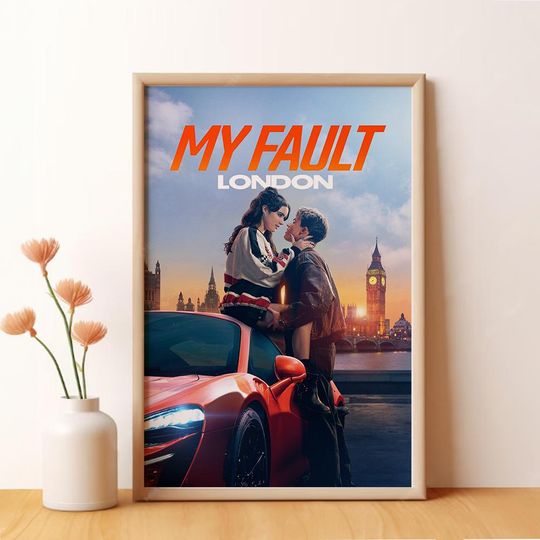 Discover My Fault London Poster, Movie Poster, Vintage Poster, Wall Art