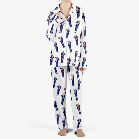 Discover Trump President Dancing Make America Great Again Valentine s Day Pajamas Set