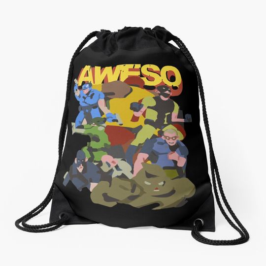 Discover Captain Spirit AWESO Drawstring Bag
