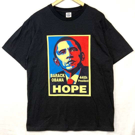 Discover Barack Obama HOPE President T-Shirt, Retro Protest Shirt
