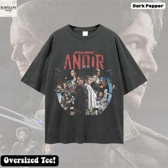 Discover Oversized Starr Warss Andor Season 2 Shirt, Cassian Andor T-Shirt, Kino Loy shirt