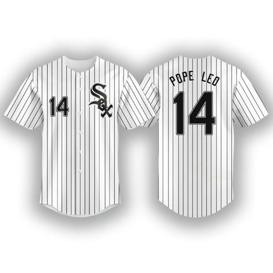 Discover Pope Leo 14 White Sox Jersey - First American Pope Leo XIV Shirt Gift