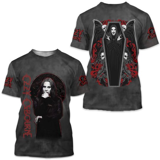 Discover Unisex 3D Ozzy Osbourne Shirt Singer Music Shirt For Men And Women Short Sleeve