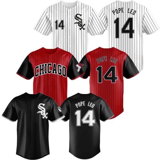 Discover White Sox Pope Leo XIV Jersey – 2025 City Connect Catholic Baseball Jersey Shirt