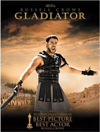 Discover Gladiator Russell Crowe movie Poster, Home Decor Gift