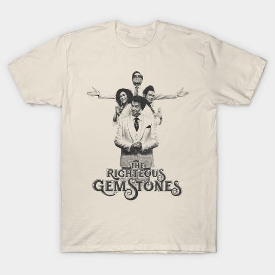 Discover The Righteous Gemstones in Mono Vintage Look Fanart Design 1 - Righteous Gemstones - T-Shirt