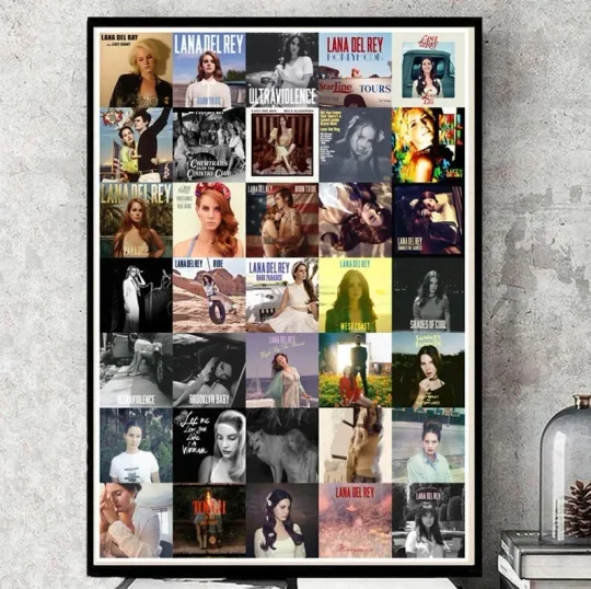 Discover Lana Del Rey Poster, Lana Del Rey, Lana Del Rey Decor Print