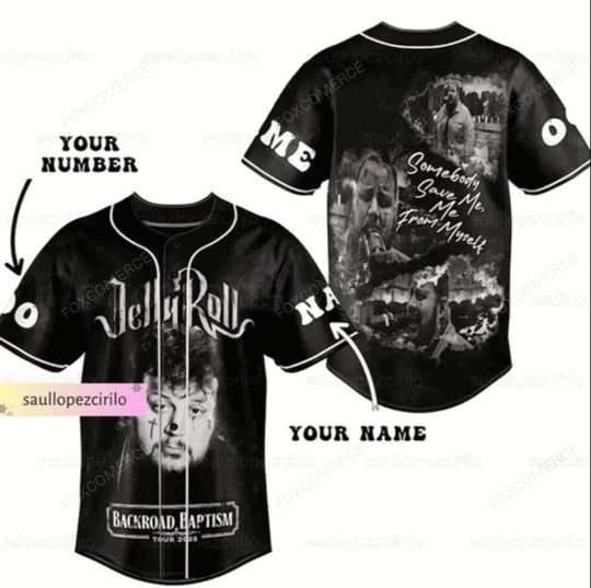 Discover Jelly Roll  Baseball Jersey