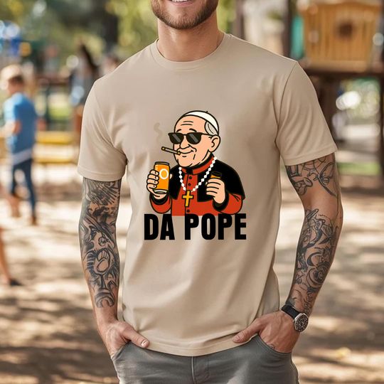 Discover Da Pope Funny Meme shirt, Chicago Pope Leo First American shirt