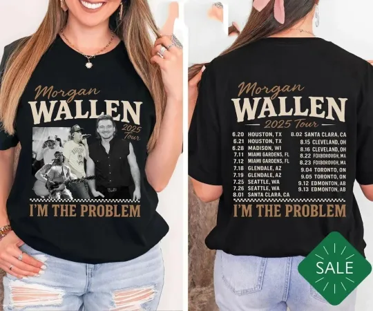 Discover Wallen Western I'm The Problem Tour 2025 Shirt