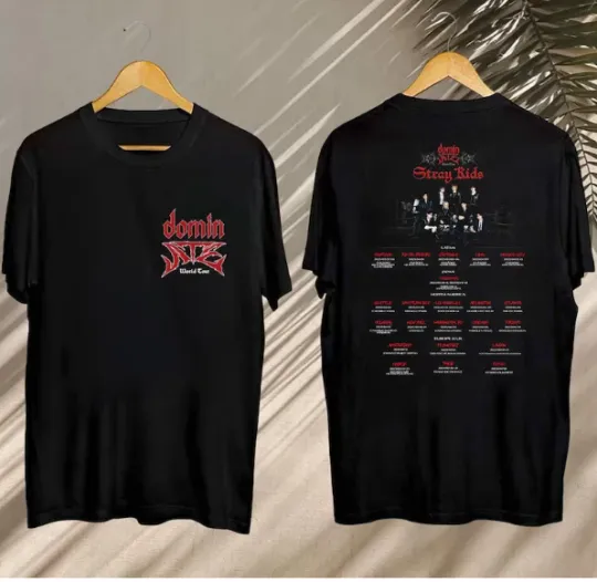 Discover Stray Kids 2025 Concert Shirt, 2025 Stray Kids DominATE World Tour, Stray Kids