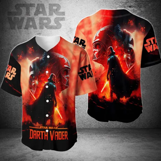 Discover Starr Warss Darthh Vaderr Galaxy's Edge Welcome To Dark Side Baseball Jersey Shirt