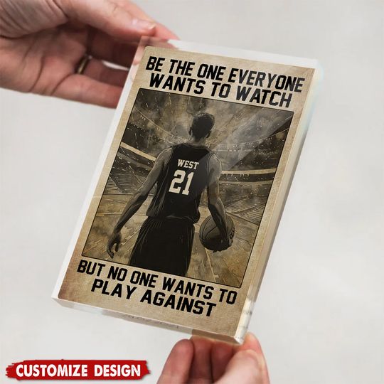 Discover Personalized Basketball Acrylic Plaque-Gift For Basketball Lovers