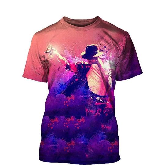 Discover Michael Jackson 3D Printed T Shirt F