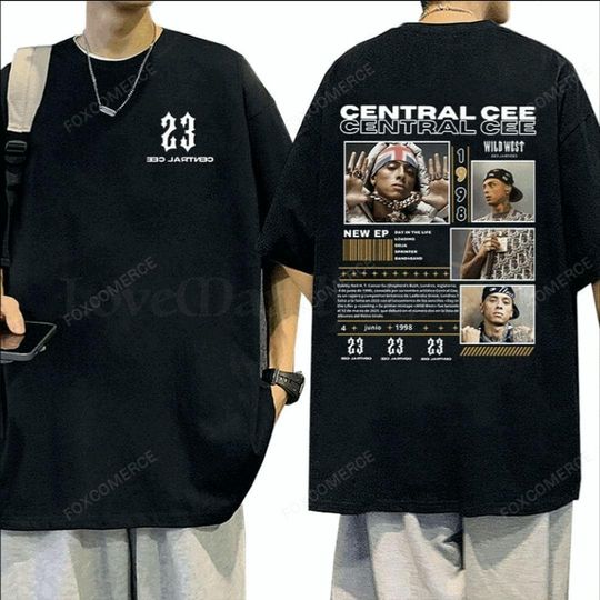 Discover Central Cee Wild West Tour 2025 Graphic Rapper T-Shirt