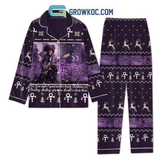 Discover Prince Last Night I Spent Another Lonely Christmas Pajamas Set