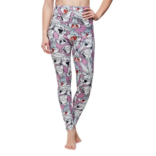 Discover Looney Tunes Bug Bunny Leggings Women Hight Waist Yoaga Pants