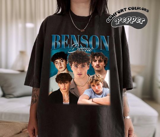 Discover Retro Benson Boone Shirt, Benson Boone Retro Shirt, Benson Boone Fan Gift