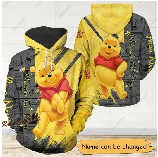 Discover Personalized Pooh 3D HOODIE The Mother Day Gift US Size Christmas Gift Halloween