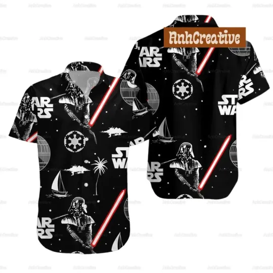 Discover Starr Warss Darthh Vaderr 3D HAWAII SHIRT Mother Day Gift All Over Print