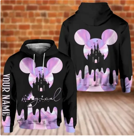 Discover Personalized Magical Castle 3D HOODIE Mother Day Gift All Over Print