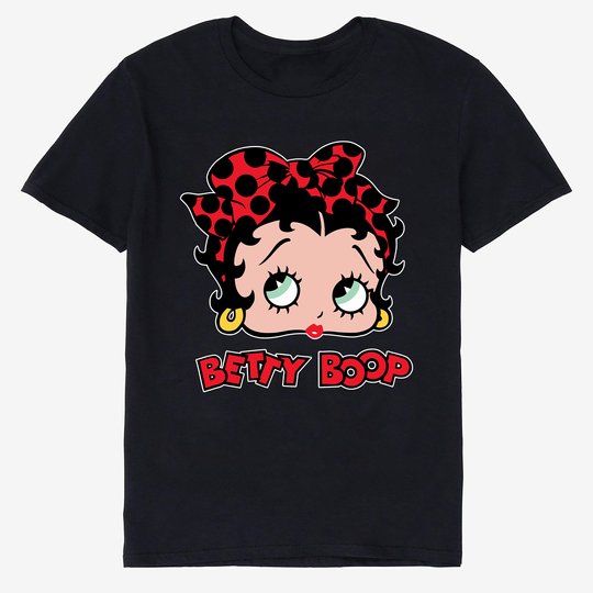 Discover Betty Boop Retro Magical Goth Fairy Cartoon Womens Graphic Crewneck T Shirt Tee