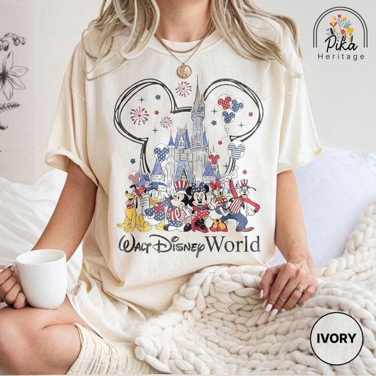 Discover Vintage America Mickeyy and Friends Shirt, Disneyyy Patriotic Shirt