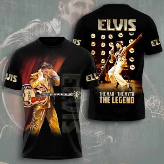 Discover Elvis Presley 3D 2025 Unisex T-Shirt