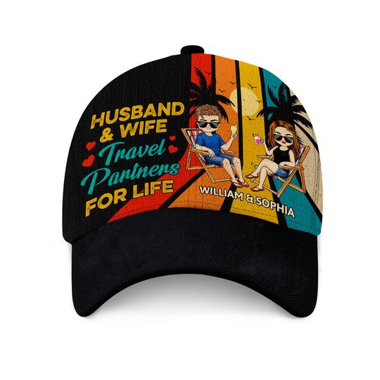 Discover Travel Partners For Life - Gift For Traveling Lovers, Couples, Husband, Wife Cap
