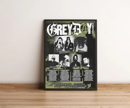 Discover G 59 Records Grey Day Tour Dates 2025 Poster