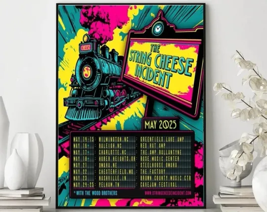 Discover The String Cheese Incident May 2025 Poster Tour Dates