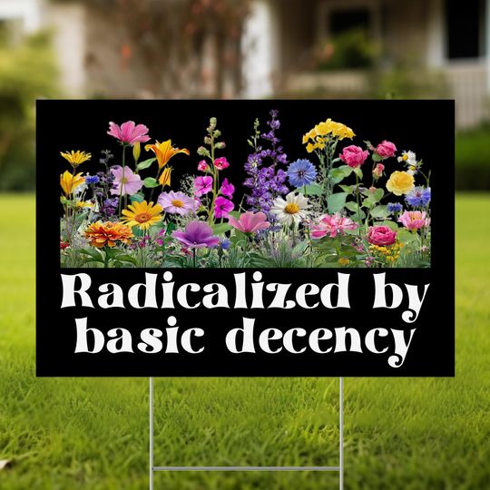 Discover Social Justice Activist Sign, Gift for Socialist Yard Sign