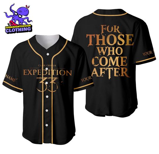 Discover Expedition 33 Custom Baseball Jersey,