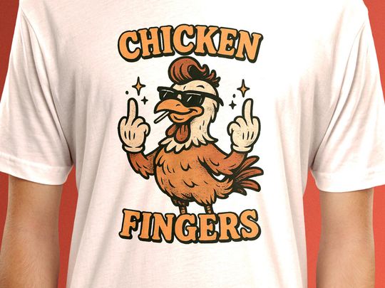 Discover Chicken Fingers Shirt, Funny Offensive Chicken Tee
