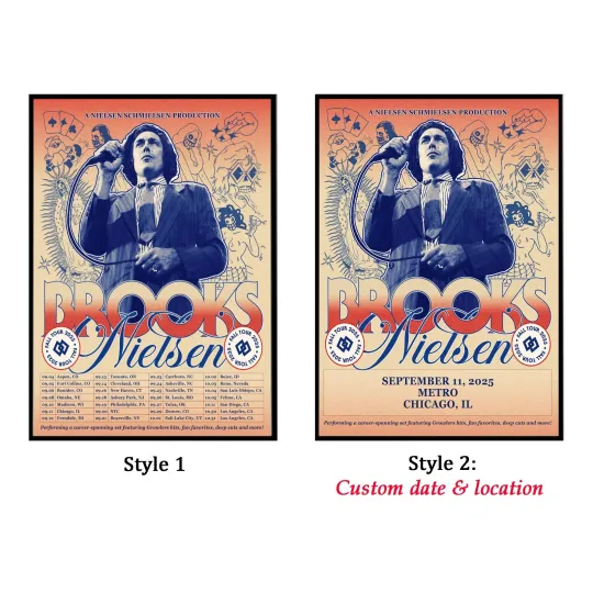 Discover Custom Poster - Brooks Nielsen Presale Code 2025 - (of The Growlers)