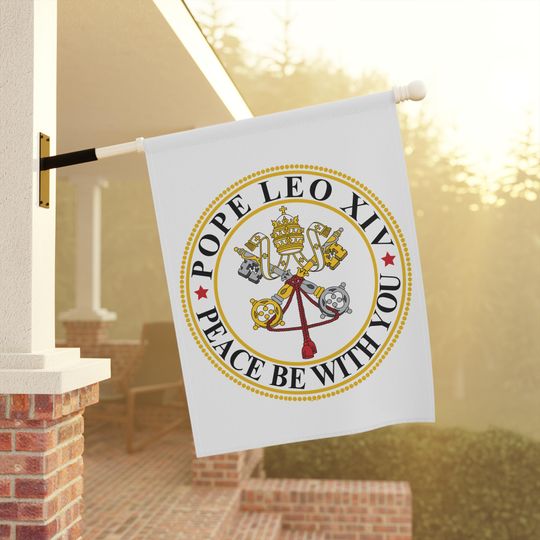 Discover Pope Leo XIV Flag, Habemus Papam Flag, New Pope Catholic Flag, Vatican Flag
