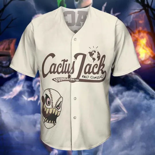 Discover Travis Cactus Jack Foundation Fall Classic Baseball Jersey
