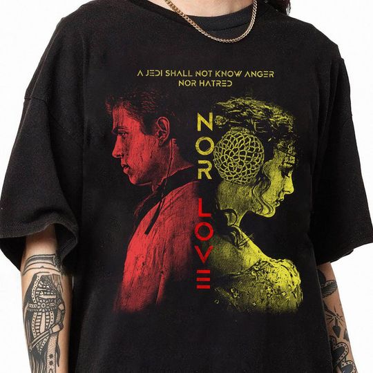 Discover Starr Warss Padme Amidala Anakin Skywalker Forbidden Love T-Shirt
