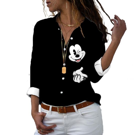 Discover Mickeyy Minniee Women's Blouse