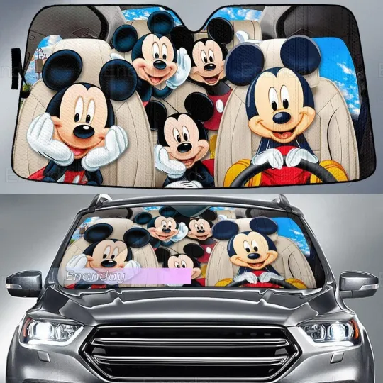 Discover Mickeyy Car Sun Shade, Mickeyy Car Shade, Mickeyy mouse Sunshade, Mickeyy C
