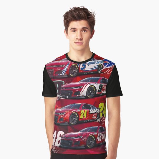 Discover Car 3D Graphic T-Shirt – Racing Fan Tee