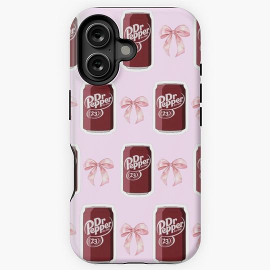 Discover Dr Pepper Bow iPhone Case