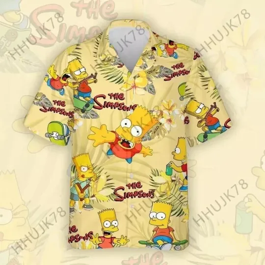 Discover The Simpsonss Hawaiian Shirt Casual Button Down