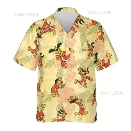 Discover Kung Fu Dog Hong Kong Phooey Hawaiian Shirt
