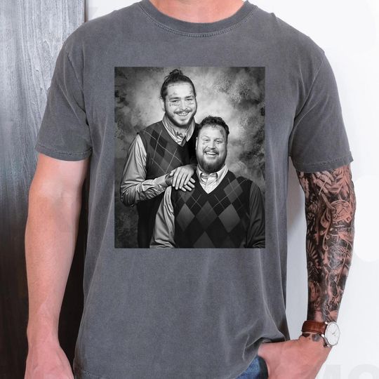 Discover Post Malone Jelly Roll Shirt, Concert Tour Music Western 2025 Shirt, Post Malone Tour, Big Ass Stadium Tour, Posty 2025 Tour,Jelly Roll Tour