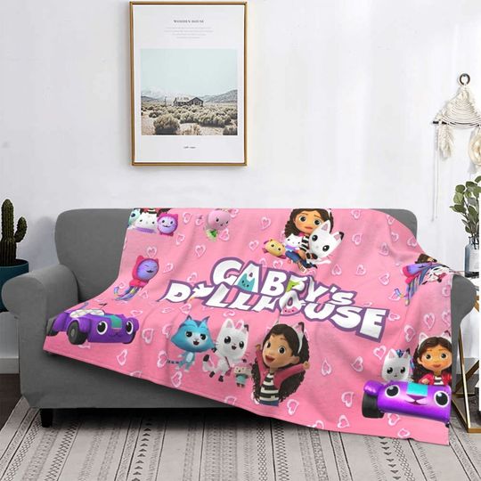 Discover Gabbys Dollhouse Fleece Blanket