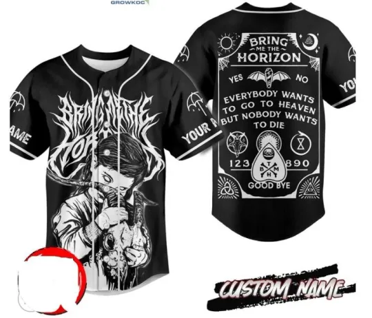 Discover Bring Me The Horizon Everybody Wants To Go To baseball jersey  new 3d gift