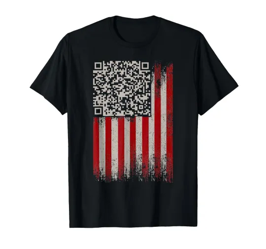 Discover Funny QR Trump Dancing Dance Code T-Shirt