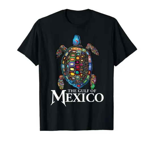 Discover Graphic Sea Turtle Gulf of Mexico Never Forget Trump T-Shirt